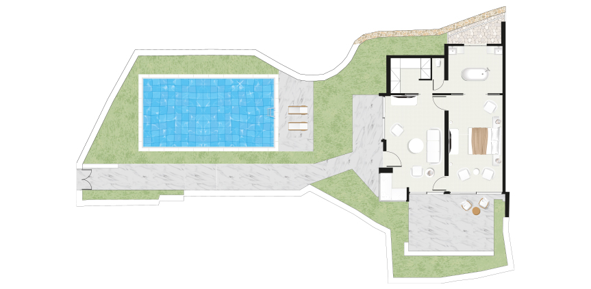 one-bedroom-villa-private-pool-floorplan-cape-sounio